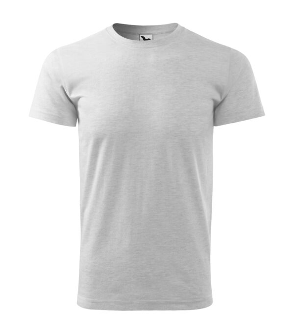 129-Basic-t-shirt-svijetlo-siva-melanž