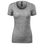 158-MERINO-RISE-Majica-kratkih-rukava-ženska-tamno-siva-melanž