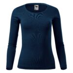 169-FIT-T-LS-Majica-dugih-rukava-ženska-mornarsko-plava