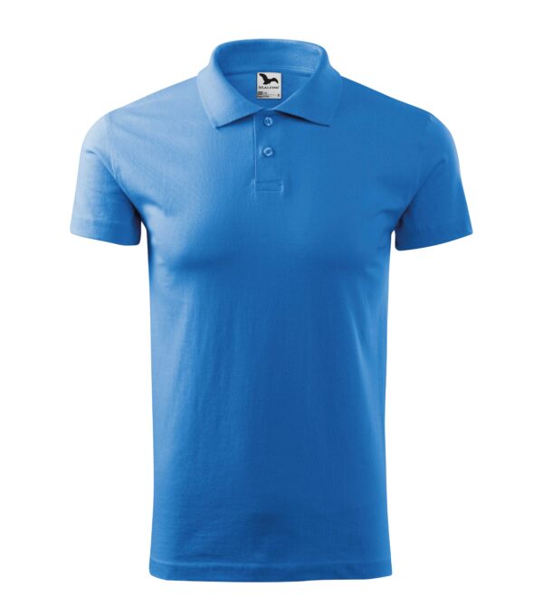 202-Single-Jersey-polo-majica-azurno-plava