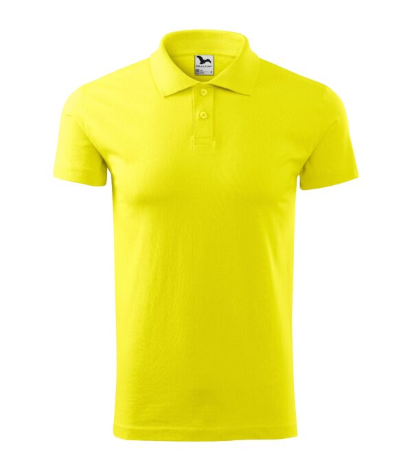 202-Single-Jersey-polo-majica-boja-limuna
