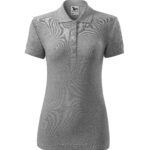213-Cotton,-polo-majica-ženska-tamno-siva-melanž
