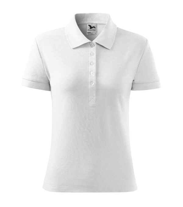 216-Cotton-heavy-polo-majica-ženska-bijela