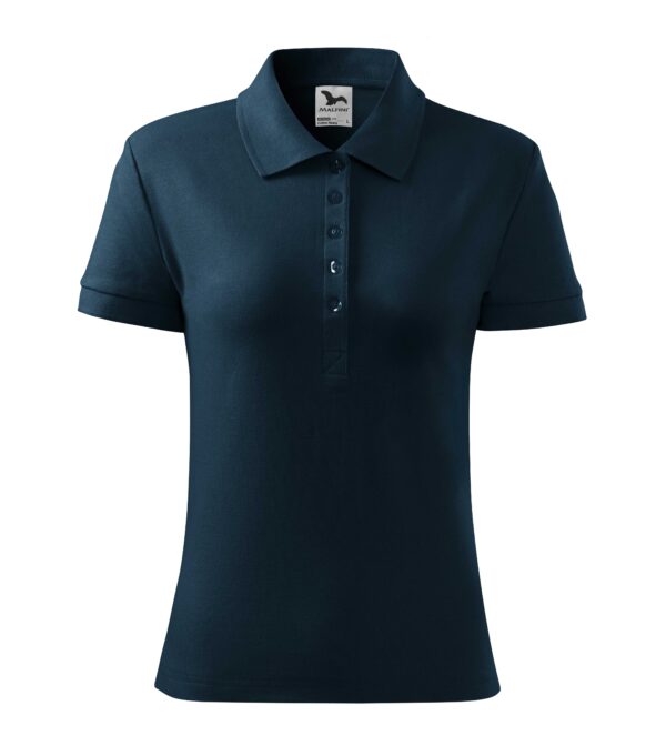 216-Cotton-heavy-polo-majica-ženska-mornarsko-plava