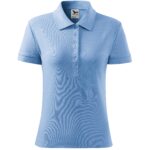 216-Cotton-heavy-polo-majica-ženska-nebesko-plava