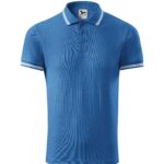 219-Urban-polo-majica-muška-azurno-plava