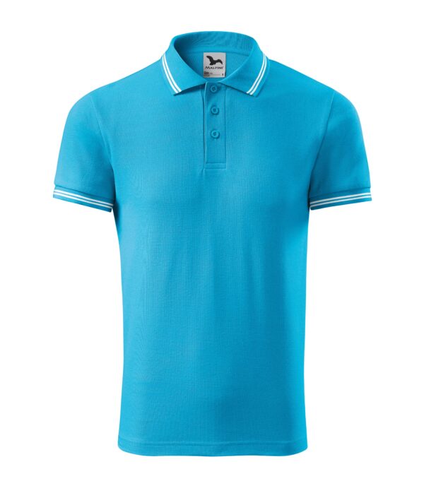 219-Urban-polo-majica-muška-tirkizna