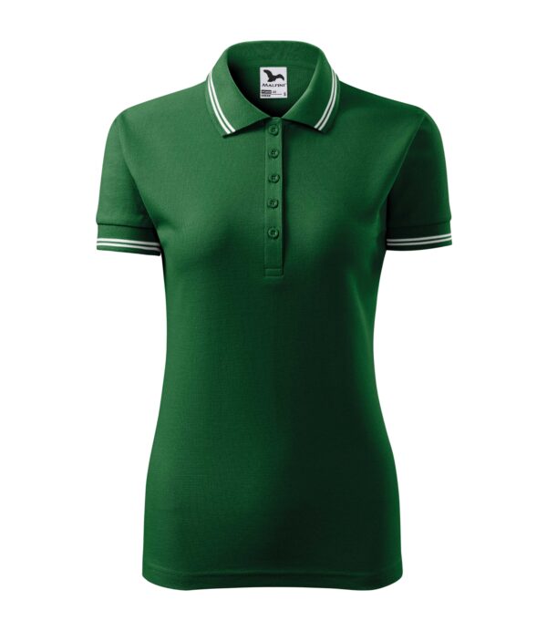 220-Urban-polo-majica-ženska-tamno-zelena