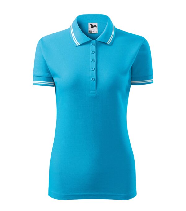 220-Urban-polo-majica-ženska-tirkizna