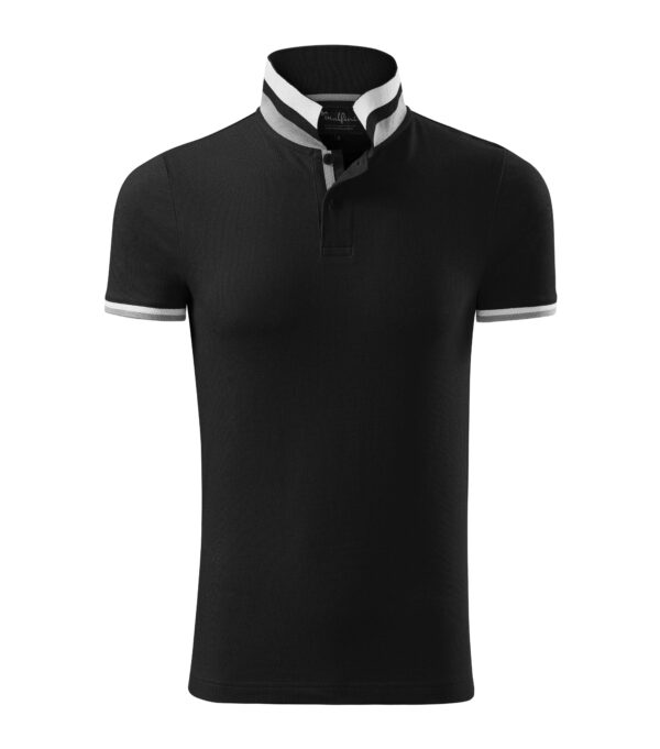 256-Collar-up-polo-majica-crna