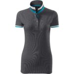 257-Collar-Up-polo-majica-ženska-antracit-svijetla