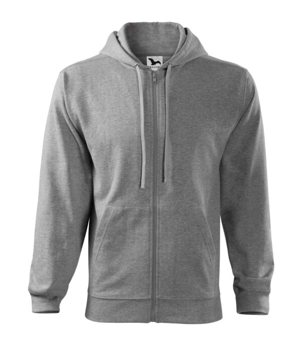 410-Trendy-zipper-gornji-dio-trenirke-muški-tamno-siva-melanž