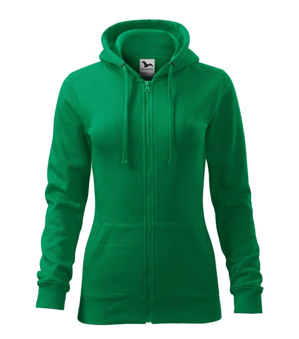 411-Trendy-zipper-gornji-dio-trenirke-ženski-srednje-zeleni