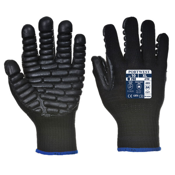 A790BKR Rukavica Anti Vibration