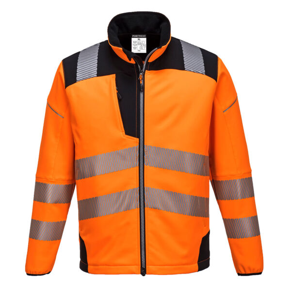 T402ORR PW3 Jakna Softshell Hi-Vis narančasto crna