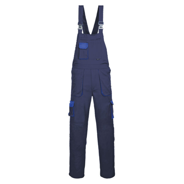 TX12NAR TX12 - Radne hlače s naramenicama Portwest Texo navy
