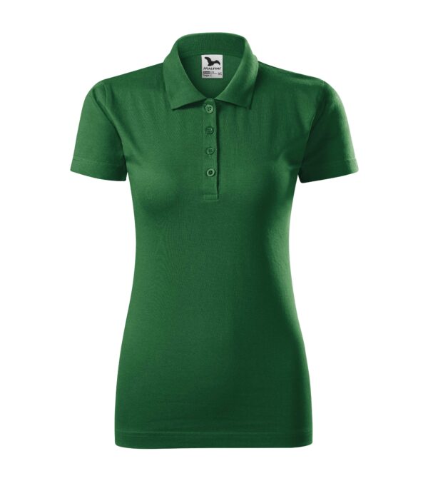 Ženska-polo-majica-single-jersey-tamno-zelena