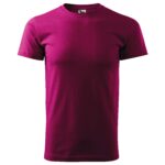 129-Basic-t-shirt-fuksija-crvena