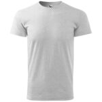 129-Basic-t-shirt-svijetlo-siva-melanž