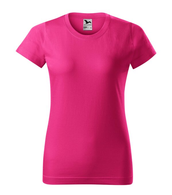 134-BASIC-Majica-kratkih-rukava-ženska-purpurnocrvena