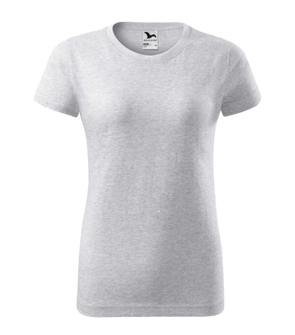 134-BASIC-Majica-kratkih-rukava-ženska--svijetlo-siva-malenž