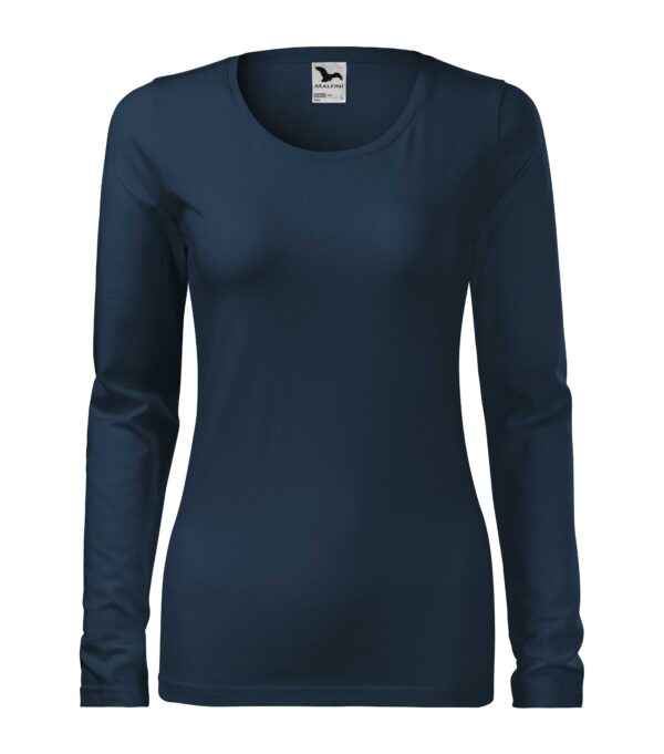 139-SLIM-Majica-dugih-rukava-ženska-mornarsko-plava