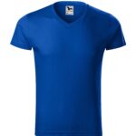 146-Slim-fit-V-izrez-majica-kraljevko-plava