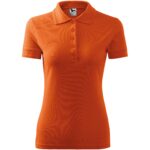 210-Pique-polo,-polo-majica-ženska,-narančasta