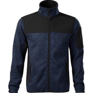 550-Causal-softshell-jakna-muška-knit-plava