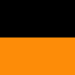Crna-neon narančasta