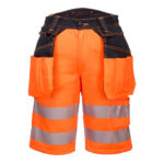 PW343OBR - PW3 Kratke hlače Hi-Vis Holster narančasto crne