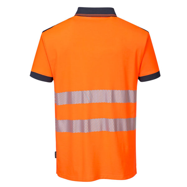 T180ONR_R PW3 Polo majica Hi-Vis S - S narančasta navy