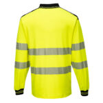 T184YBR_R PW3 Polo majica Hi-Vis L-S žuto crna