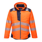 T400ONR PW3 Jakna Winter Hi-Vis narančasta navy