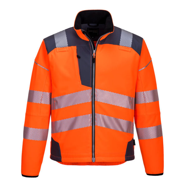 T402OGY PW3 Jakna Softshell Hi-Vis narančasto navy