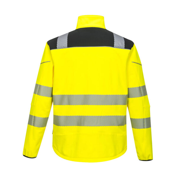 T402YBR_R PW3 Jakna Softshell Hi-Vis žuto crna