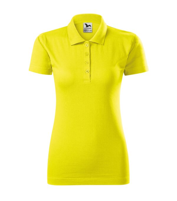 Ženska-polo-majica-single-jersey-boja-limuna