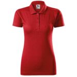 Ženska-polo-majica-single-jersey-crvena
