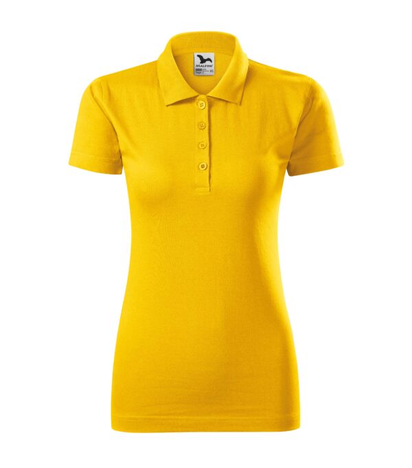 Ženska-polo-majica-single-jersey-žuta