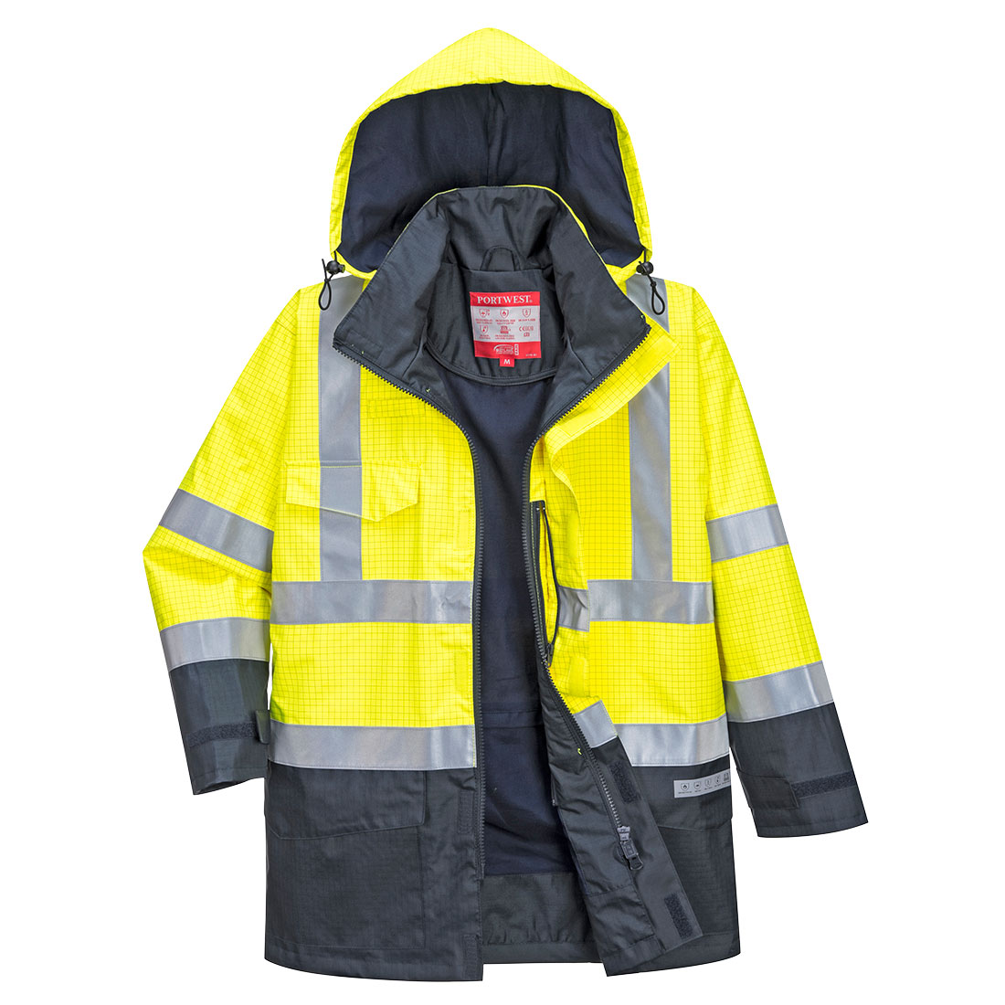 S Jakna Bizflame Rain Hi Vis Multi Protection V Style