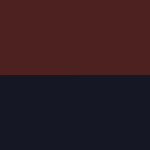 Burnt red- Dark navy