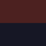 Burnt red- Dark navy
